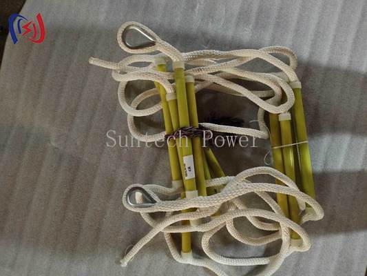 Lekkie izolowane drabinki liniowe z liny nylonowej do konserwacji elektrowni