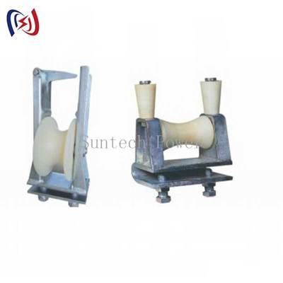 Blok do naciągania przewodów wysokiego napięcia z krążkiem z nylonu i niestandardowym wymiarem krążka do zastosowań w napowietrznych liniach energetycznych