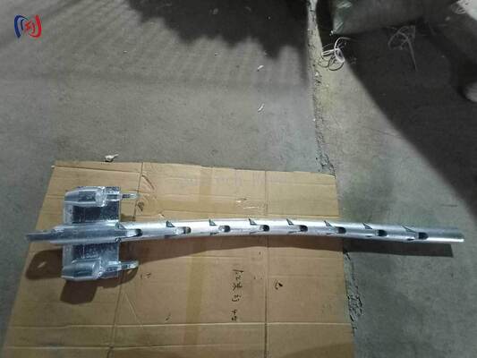 Wzmocniona głowica do przewodów dwuwiązkowych o obciążeniu znamionowym 80-180kN i szerokości krążka 75-125mm dla linii wysokiego napięcia