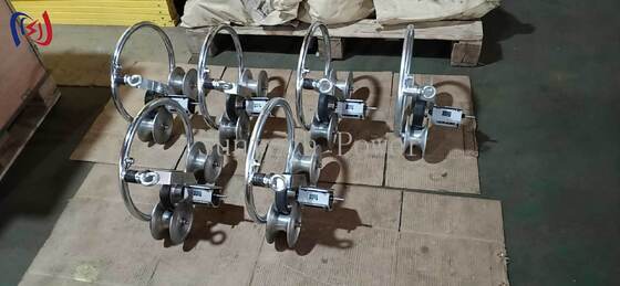 Przenośne urządzenie do pomiaru długości przewodów do użytku w terenie z maksymalną średnicą kabla 50 mm