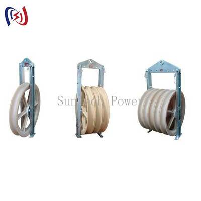 Ciężki blok strunkowych serii 822 z łuską nylonową MC do instalacji przewodników linii przesyłowych o dużej pojemności