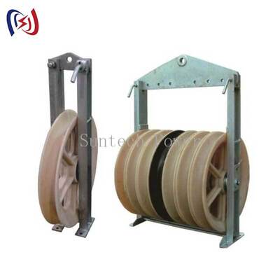 Wysokowydajny blok napinający serii 916 z krążkiem z nylonu MC do instalacji przewodów linii przesyłowych 50-150KN