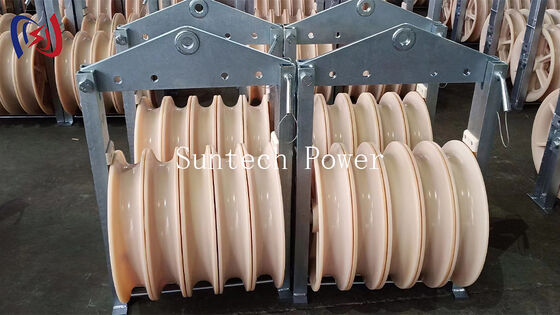 Blok naciągowy serii 1040 do napinania przewodów transmisyjnych o dużej średnicy pod wysokim napięciem