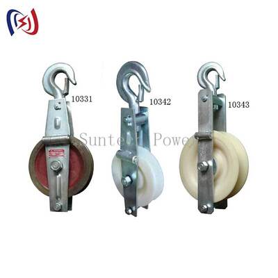 Odporny na korozję blok sznurkowania drutu uziemieniowego do bezpiecznej instalacji OPGW o konstrukcji o niskim tarciu