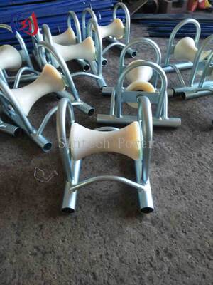 5KN Nominal Load Cable Ground Roller z odlewanym nośnikiem aluminiowym do instalacji podziemnej