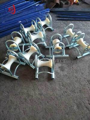 5KN Nominal Load Cable Ground Roller z odlewanym nośnikiem aluminiowym do instalacji podziemnej