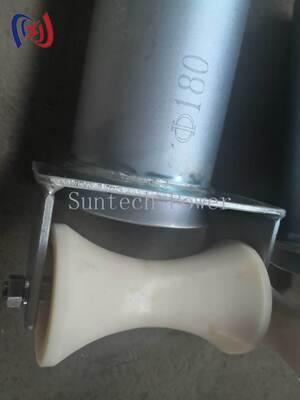 Rolety zabezpieczające wejście kablowe serii D o średnicy rur 80-200 mm do ciągnięcia kabli odpornych na korozję i niskich tarć