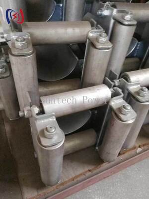 Profesjonalne ramkowe rolki kablowe o maksymalnej średnicy kabla 180 mm, obciążeniu nominalnym 20KN i konstrukcji odpornej na korozję do instalacji podziemnej