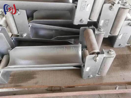 Profesjonalne ramkowe rolki kablowe o maksymalnej średnicy kabla 180 mm, obciążeniu nominalnym 20KN i konstrukcji odpornej na korozję do instalacji podziemnej