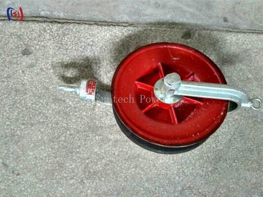 Profesjonalny blok drutu z napięciem nominalnym 10-40KN i aluminiową obudową do bezpiecznego zakotwiczenia na liniach przesyłowych