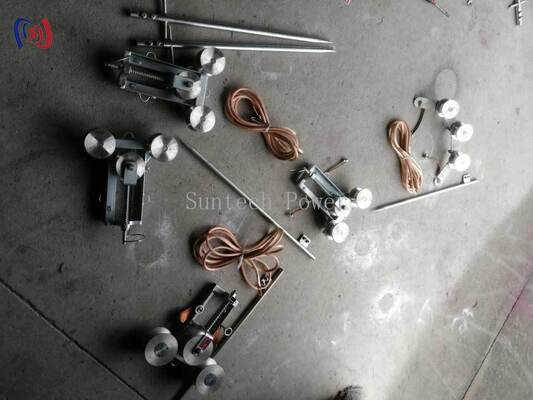 Profesjonalny blok uziemienia prądu 100A Max z średnicą dolną 50 mm i materiałem ze stali odlewanej do bezpiecznego uziemienia elektrycznego