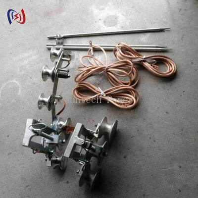 Profesjonalny blok uziemienia prądu 100A Max z średnicą dolną 50 mm i materiałem ze stali odlewanej do bezpiecznego uziemienia elektrycznego