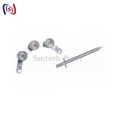 Blok uziemienia typu hak o średnicy dolnej 75 mm do szybkich i bezpiecznych połączeń o wysokiej przewodności