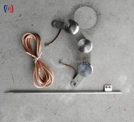 Blok uziemienia typu hak o średnicy dolnej 75 mm do szybkich i bezpiecznych połączeń o wysokiej przewodności