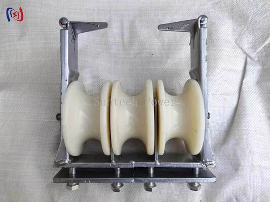 Ciężki blok wiązający trzy łuski do montażu przewodnika zestawu o nominalnym obciążeniu 5KN