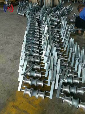 Ciężki blok wiązający trzy łuski do montażu przewodnika zestawu o nominalnym obciążeniu 5KN