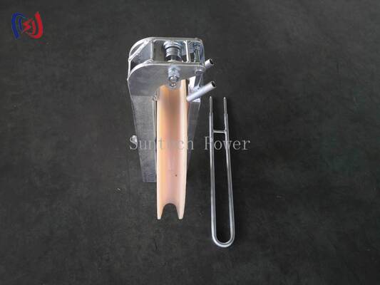 Profesjonalny śmigłowcowy blok sznurkowy z łuskiem Φ508×75 i łuskami 1-5 do montażu przewodnika powietrznego