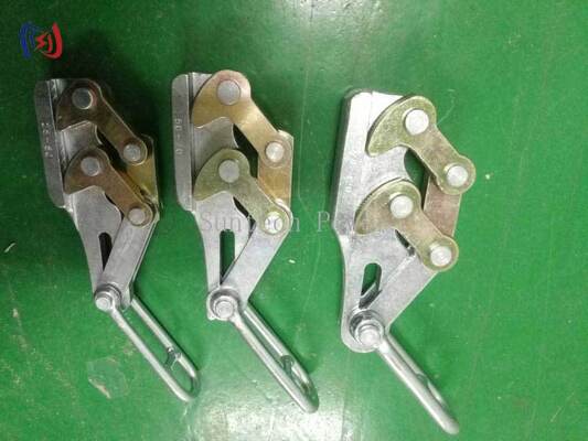 Profesjonalny uchwyt do drutów ziemskich z podwójnym przyczepem z 10-30KN obciążeniem znamionowym dla drutów 11-15mm i odporny na korozję przycisek Come Along