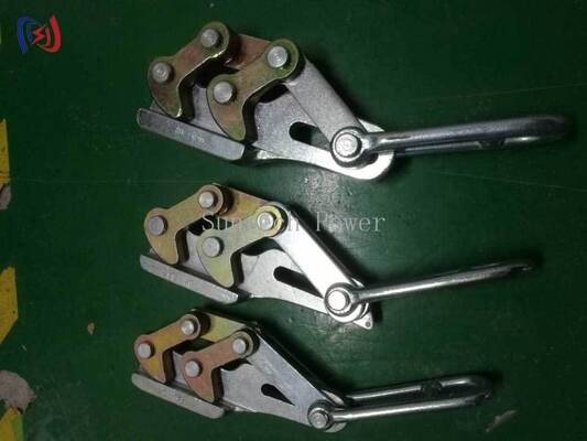 Profesjonalny uchwyt do drutów ziemskich z podwójnym przyczepem z 10-30KN obciążeniem znamionowym dla drutów 11-15mm i odporny na korozję przycisek Come Along