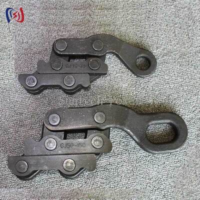 Profesjonalny przyczep do równoległych drutów ziemskich z napięciem nominalnym 10-30KN i maksymalnym otwarciem 13-26mm do jednoczesnego napięcia drutów podwójnych