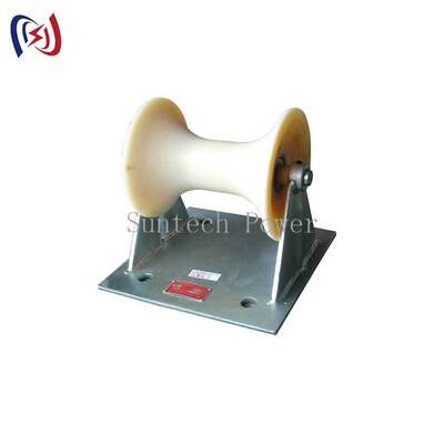 Profesjonalny rolkowy wciągnik kablowy o obciążeniu 5KN z aluminiowym kołem odlewanym do instalacji kabli podziemnych 150-160mm