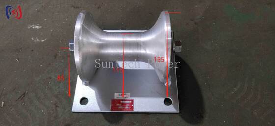 Profesjonalny rolkowy wciągnik kablowy o obciążeniu 5KN z aluminiowym kołem odlewanym do instalacji kabli podziemnych 150-160mm