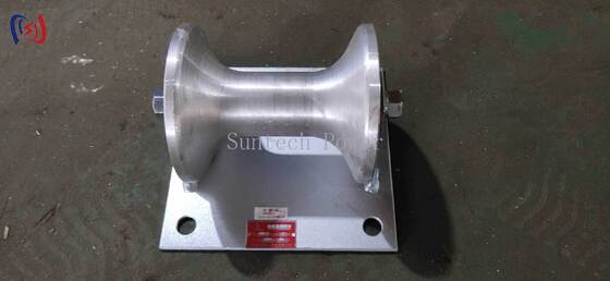 Profesjonalny rolkowy wciągnik kablowy o obciążeniu 5KN z aluminiowym kołem odlewanym do instalacji kabli podziemnych 150-160mm