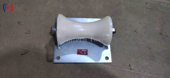 Profesjonalny rolkowy wciągnik kablowy o obciążeniu 5KN z aluminiowym kołem odlewanym do instalacji kabli podziemnych 150-160mm