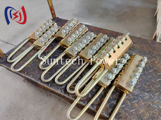 Bolt Type Anti Twist Steel Rope Gripper Come Along Clamp 20-100KN dla linii przesyłowej Stringing z średnicą 7-24mm