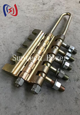 Bolt Type Anti Twist Steel Rope Gripper Come Along Clamp 20-100KN dla linii przesyłowej Stringing z średnicą 7-24mm