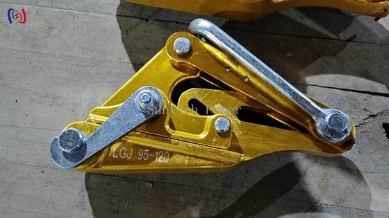 Stop aluminiowy Come Along Clamp z obciążeniem znamionowym 7-80KN i 14-48mm Max Open dla ciągów linii przesyłowych