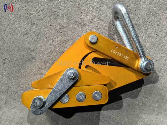 Stop aluminiowy Come Along Clamp z obciążeniem znamionowym 7-80KN i 14-48mm Max Open dla ciągów linii przesyłowych