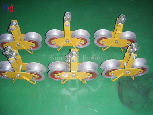 Tandem Sheave Stringing Block 25KN dla przewodników z aluminium