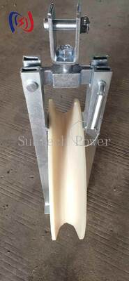 Blok naciągowy OPGW 20-50KN z nylonowym krążkiem 660x110mm i prostą konstrukcją do instalacji kabla światłowodowego