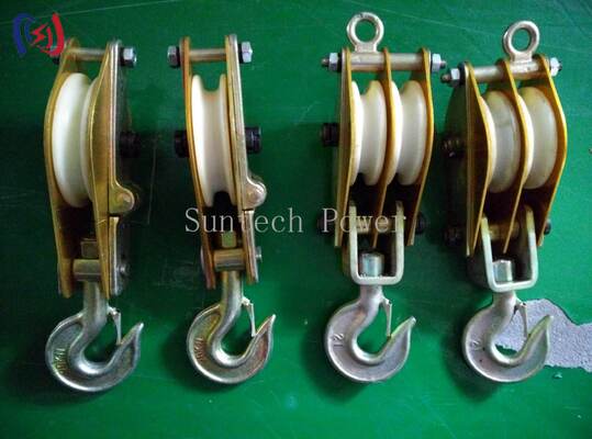 10-100KN Aluminium Stopy podnoszący zestaw z MC Nylon Sheave dla lekkich podnoszenia