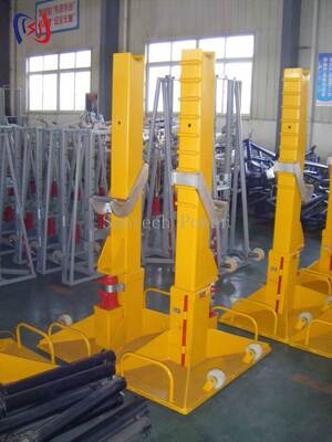 Stand bębnowy przewodnika hydraulicznego SI-30 300KN Ładunek 5000 mm Pojemność bębna kabla