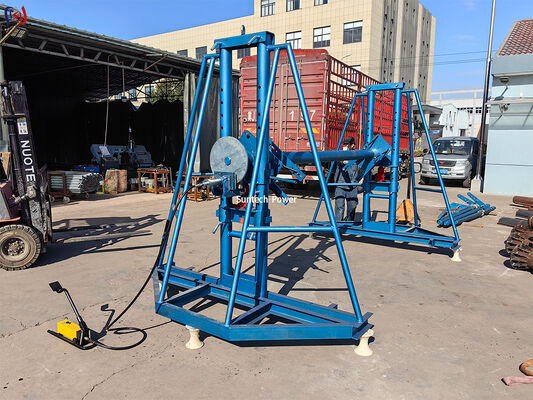 Stand bębnowy przewodnika hydraulicznego SI-30 300KN Ładunek 5000 mm Pojemność bębna kabla