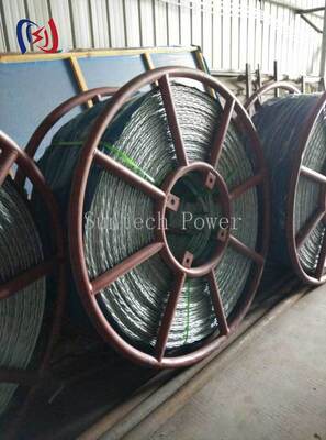 Wiązka z 12 niciami z 9-42 mm średnicy i 54-817KN siły przełamania dla stabilnego podnoszenia