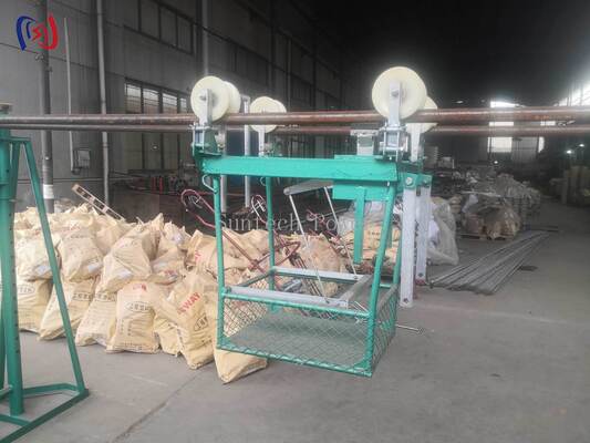 Two Bundle Conductor Inspection Trolley 500kV 1.5KN for Power Line Maintenance