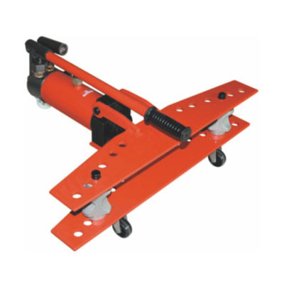 Czerwona hydrauliczna giętarka do rur SWG-25 ALLOY