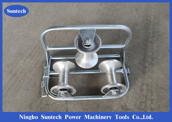 Rolki aluminiowe Strunowe 200mm Wytrzymałe rolki kablowe