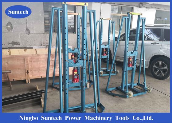 10T hydrauliczny stojak na bęben kablowy z kołami