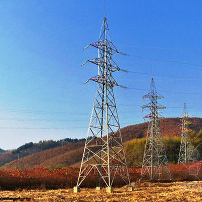 HDG Steel Q235 Q345 Wieża energetyczna transmisyjna