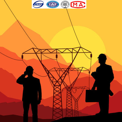 11kv napowietrzna linia transmisyjna Stalowe wieże elektryczne Q235B