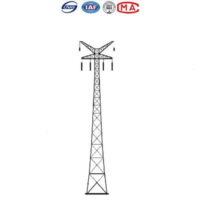 Ocynkowana ogniowo wieża elektryczna Q235 do linii napowietrznej