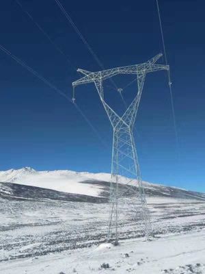 10 - 500kv stalowa wieża kątowa HDG do linii przesyłowej