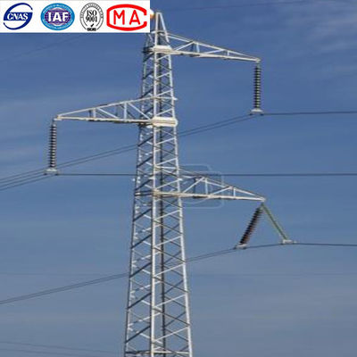 10 - 500kv stalowa wieża kątowa HDG do linii przesyłowej