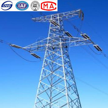 10 - 500kv stalowa wieża kątowa HDG do linii przesyłowej