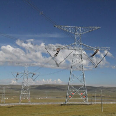 35 66 110 220kv Linia transmisyjna Angel Steel Tower na plac budowy