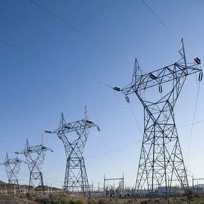 Ocynkowana wieża energetyczna Q255 Q355 ze stali 330kV